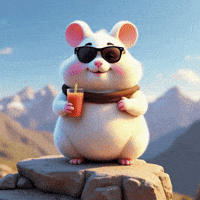 lilHammy hello summer cold drink lilhammy GIF