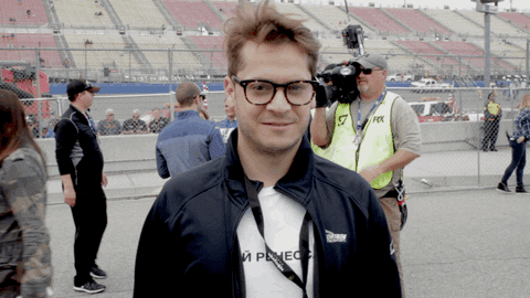 landon cassill thumbs up GIF by NASCAR