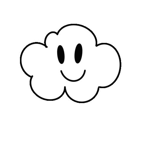 Rainbow Cloud Sticker by papujas