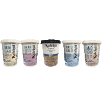 kalekoi natural yogurt fresa leche Sticker