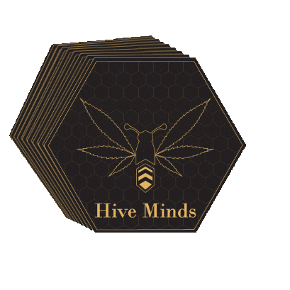 HiveMinds bee bees hive hiveminds Sticker