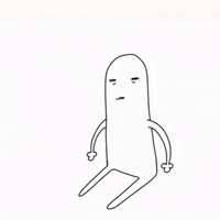 Visionoah cartoon tired bored simple GIF