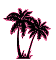 los angeles pink Sticker by Pretty Whiskey / Alex Sautter
