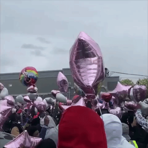 Balloons Released in Memory of Girl Killed at McDonald's Drive-thru in Chicago