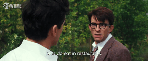 Men Do Eat In Restaurants