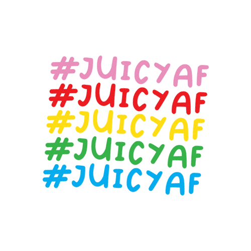 Juicyaf Sticker by Pica Pica Tx