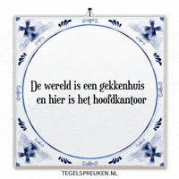 Chaos Spreuk GIF by Tegelspreuken.nl