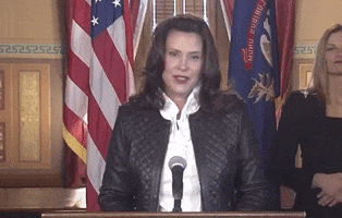 Gretchen Whitmer Michigan GIF by GIPHY News