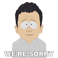 Sorry Sticker by South Park