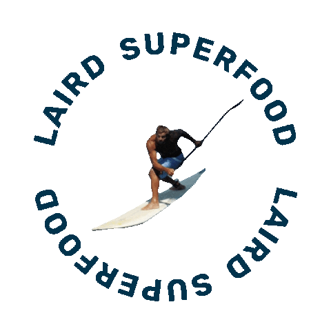 laird_superfood coffee surf latte superfood Sticker