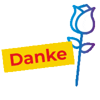 Thanks Rose Sticker by CSL Plasma Berlin