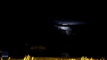 Storm Lights Up Sky in Kimberley, Australia, Following Heatwave