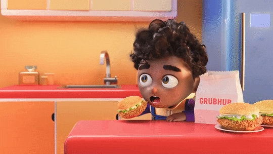 grubhubdude giphyupload dance dancing food GIF