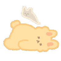 Tired Ghost Sticker