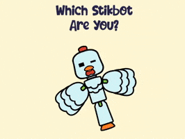 Happy Which One Are You GIF by Stikbot