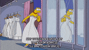 marge simpson mirror GIF