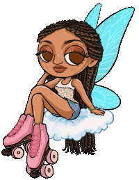 Skate Rollerblading Sticker by Camilla Art Illustrations