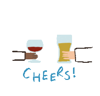 Drunk Happy New Year Sticker