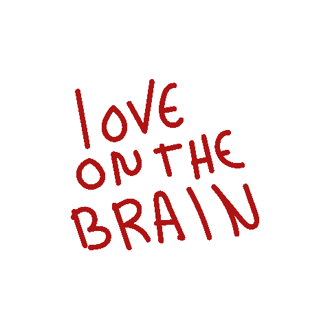 maitacreative love amor brain transparente Sticker