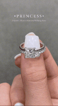 ShivShambuDiamonds princess diamond ring shiv GIF