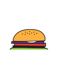 EGDINER burger hamburger eg egdiner Sticker