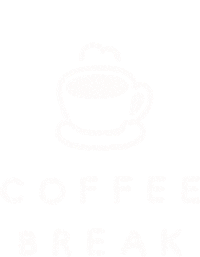 Coffee Time Heart Sticker