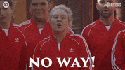 Shocked No Way GIF by The Traitors Australia