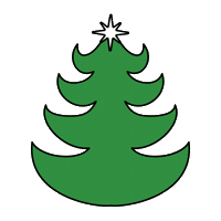Christmas Tree Sticker by SQUSH Candy