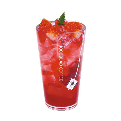 Strawberry 딸기 Sticker by 10000lab