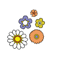 Flower Sticker by BAGGU