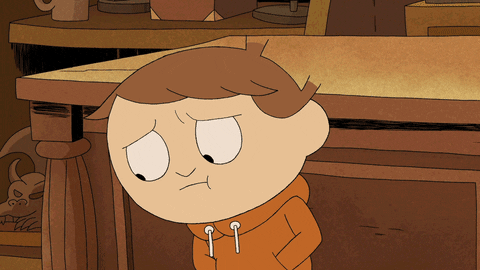 scared first date GIF by Cartoon Hangover