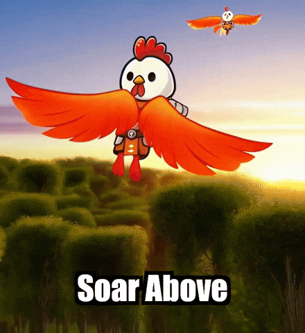 Freedom Soar Above GIF by Zorooster