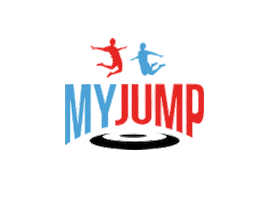 myjump jump jumping trampolin myjump Sticker