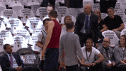 nba playoffs hello GIF by NBA