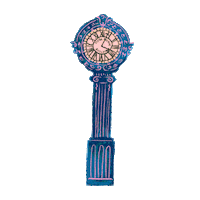 Clock Ny Sticker by rag & bone