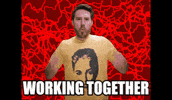 Working Together Power Rangers GIF by Dead Meat James