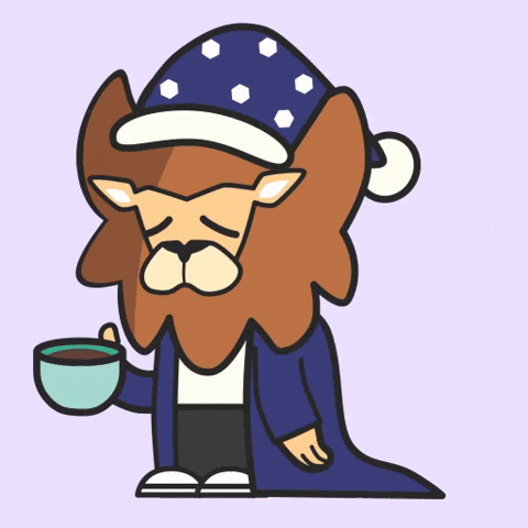 Tired Good Morning GIF by Loaded Lions