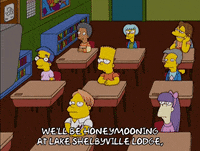 bored bart simpson GIF