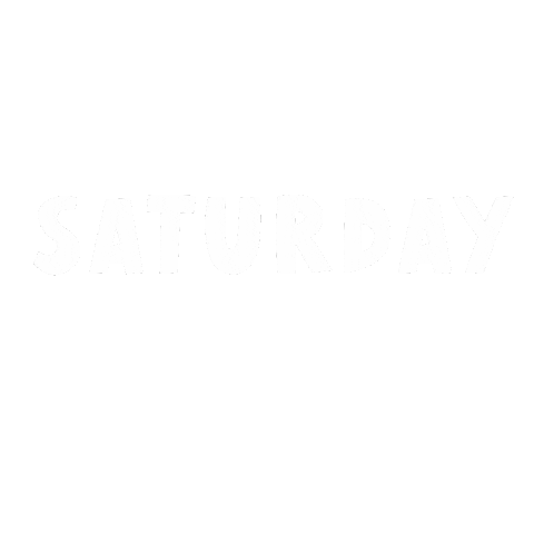 Saturday Morning Text Sticker