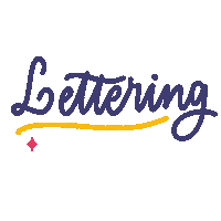 Lettering Sticker by Rabisco de Letras