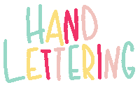 Lettering Sticker by Glück ist...