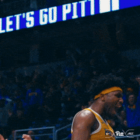 Yell Pitt Panthers GIF by Pitt Men's Basketball