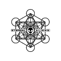 Ancient Aliens Space Sticker by Eternal Aliens