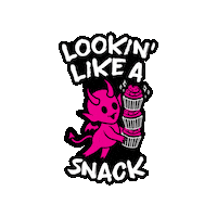 Snack Devil Sticker by Die With Your Boots On
