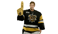 BrantfordBulldogs bulldog goalie bulldogs brantford Sticker