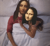 Mona Lisa Art GIF by ElmonX