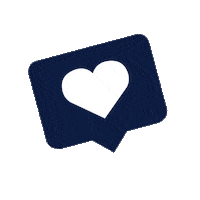 Georgia Southern Heart Sticker by Georgia Southern University - Auxiliary Services