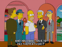 homer simpson agreement GIF