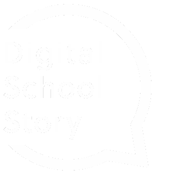 digischoolstory giphyupload logo dss weiß Sticker