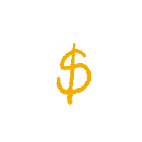 leandrobeninca dinheiro dolar reais cifrao Sticker